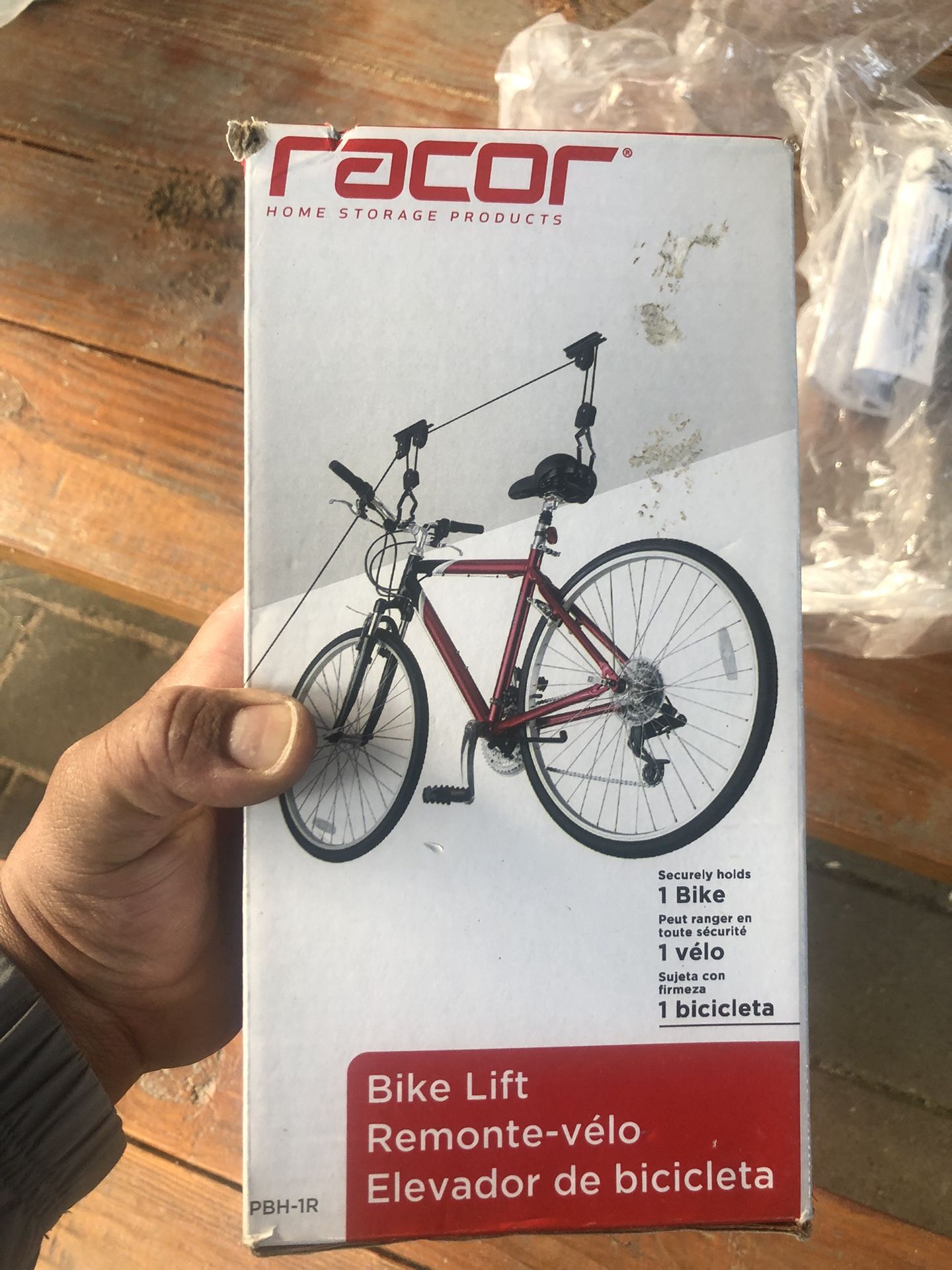 Bike Garage Pulley Lift