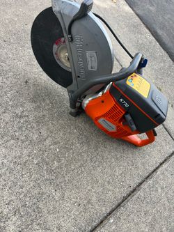 Husqvarna 14" cement saw $730