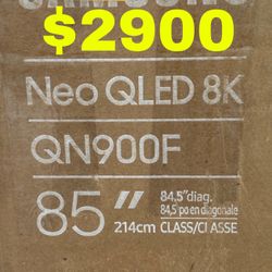 Samsung 85 8K 144Hz NEO QLED LED LCD TV