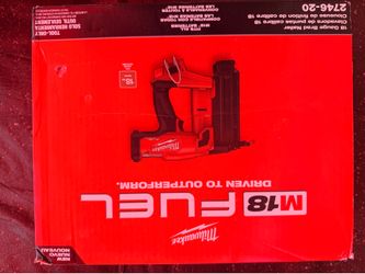 Milwaukee m18 18ga nailer