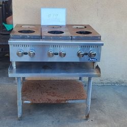 NSF Certified Commercial 6 Burner Stove