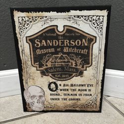 Halloween Canvas Hocus Pocus Museum Of Witchcraft