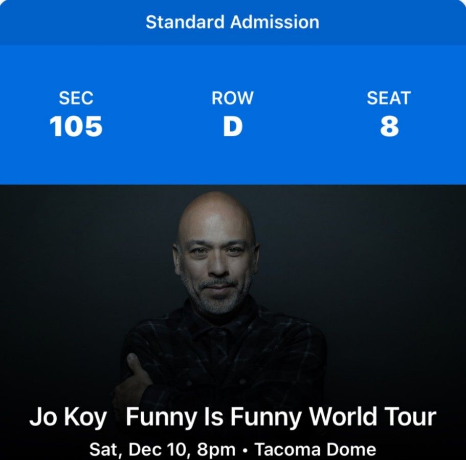 Jo Koy Tacoma Dome December 10, 2022