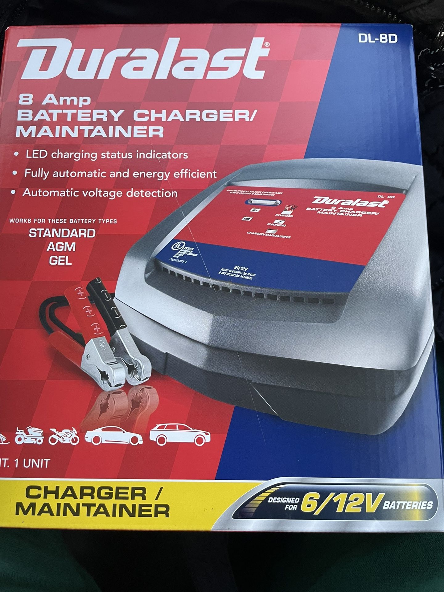 Duralast 8Amp Battery Charger