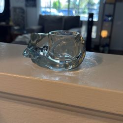 Indiana Glass Sleeping Cat 