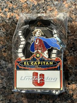 Underdog El Captain Theater Marquee Disney Pin 
