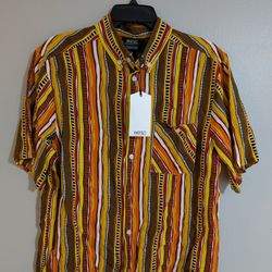 WEZC Brand Medium Button Down Shirt 