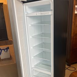 7 cu. ft. Convertible Upright Freezer/Refrigerator in Stainless Steel