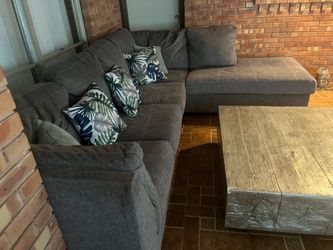 Sofa and table