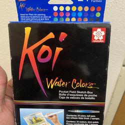 Koi Watercolor Travel Case 40 Color 