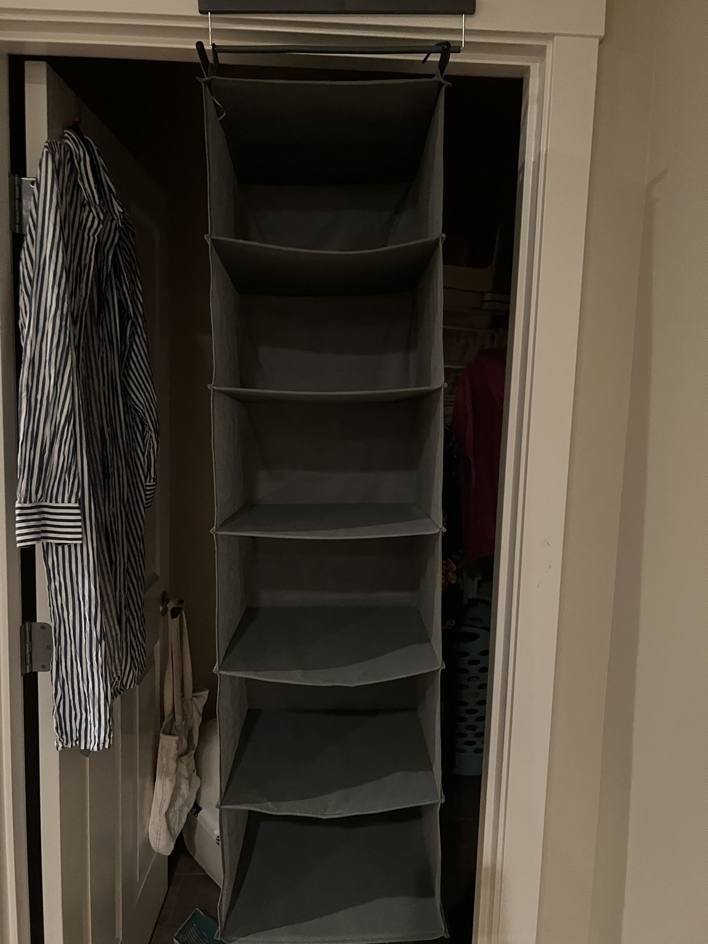 Closet Organizer 6 Sections Extra Storage
