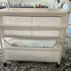 Co-Sleeper Mobile Baby Crib 