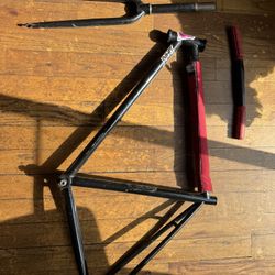 Bike Frame, Fork, Handlebar.