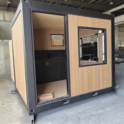 8x10 Office Unit w/ Foldable Bed – Premium Build