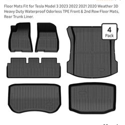 2023 Tesla Car Mats