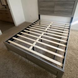 Platform Queen Size Bed Frame 