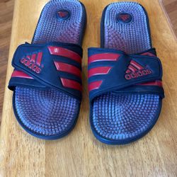 ALMOST NEW CONDITION ADIDAS SLIDES SIZE 13 Men 
