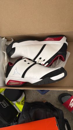 Air Jordan Low-Top Sneakers White Black Red