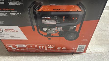 Generac GP8000E Portable Generator 8000W/10000W - Brand New Sealed