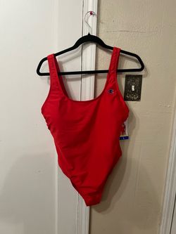 Champion Bright Red One-Piece swimsuit