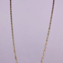 14kt Tri Gold Chain
