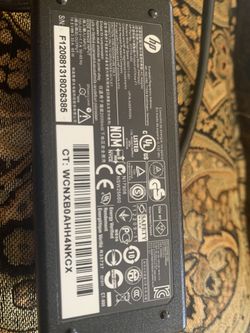 HP original OEM AC Adapter. Also works on Dell laptops.