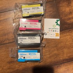 Ink Cartridges 4 Colors New Never Open