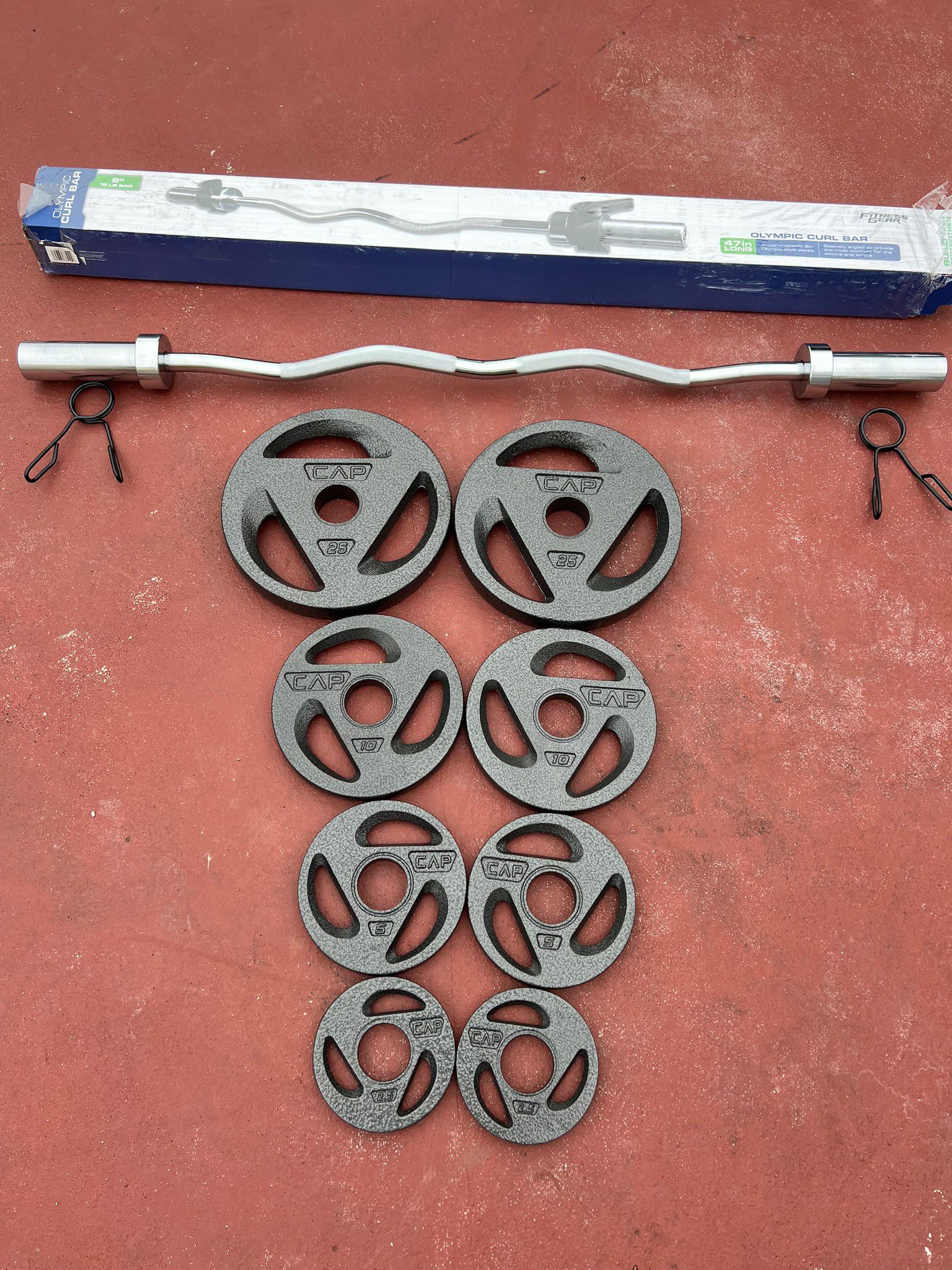 Olympic 2 Inch Barbell 25x2 10x2 5x2 2.5x2