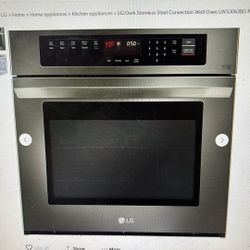 LG Wall Oven Dark Stainless Steel Convection Oven NEW