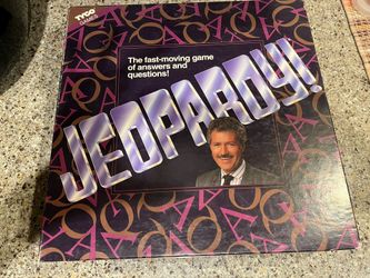 1992 Jeopardy Board Game