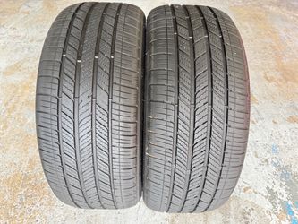 Two Tires 225/45/18 Bridgestone Turanza LS100 Runflats with 60-75% left BMW Mercedes used