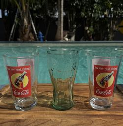 Vintage Coca-Cola Drinking Glasses
