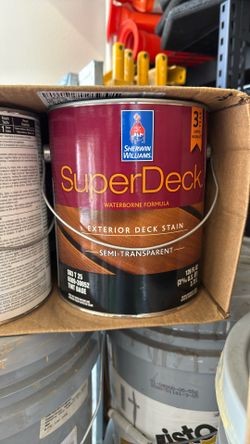 Sherwin-Williams Super Deck Waterborne Formula Exterior Deck Stain, Semi Transparent