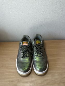 Iridescent green Nike air forces