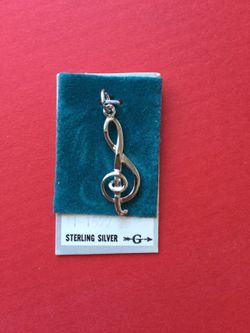 Sterling silver new music charms