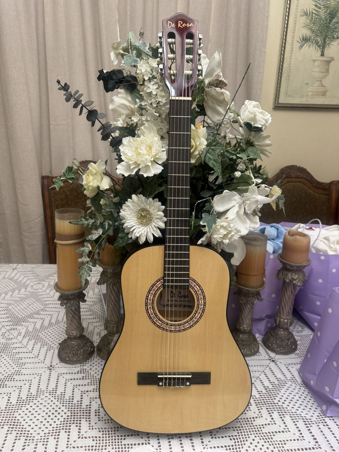 De Rosa 3/4 Size Acoustic Guitar