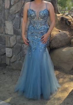 Blue-Silver DRESS Size 8