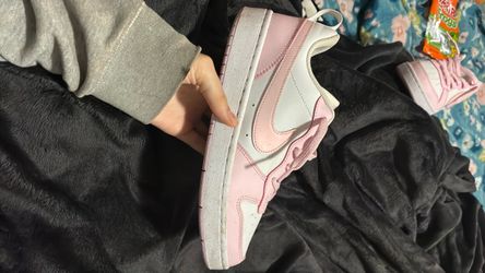 Pink Nike sneakers