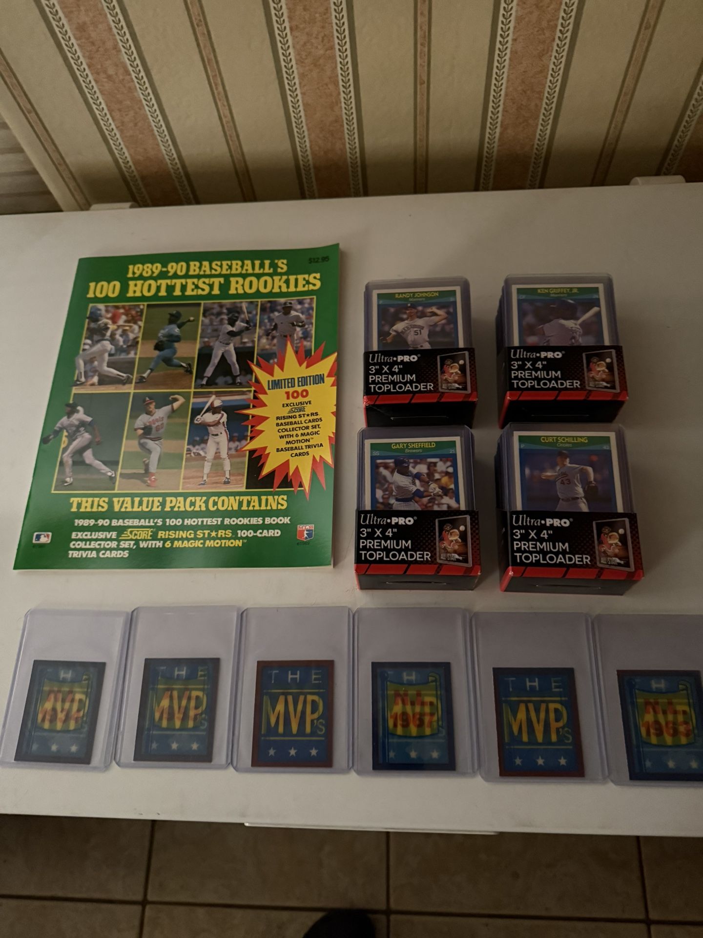 1989-90 Score Baseball Cards,100 Hottest Rookies Limited Edition Set
