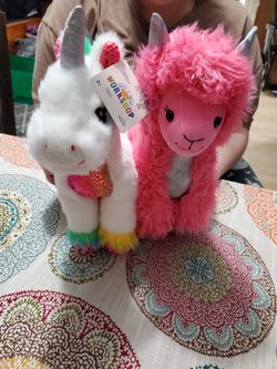 12" Build-A-Bear Llama & Unicorn