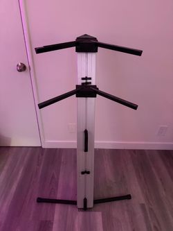 Ultimate Support Apex AX-48 Pro Column Keyboard Stand - Silver