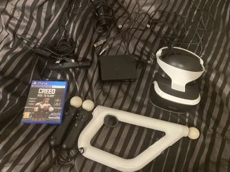 PlayStation virtual reality set up