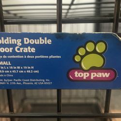 Small Dog Crate Double Door