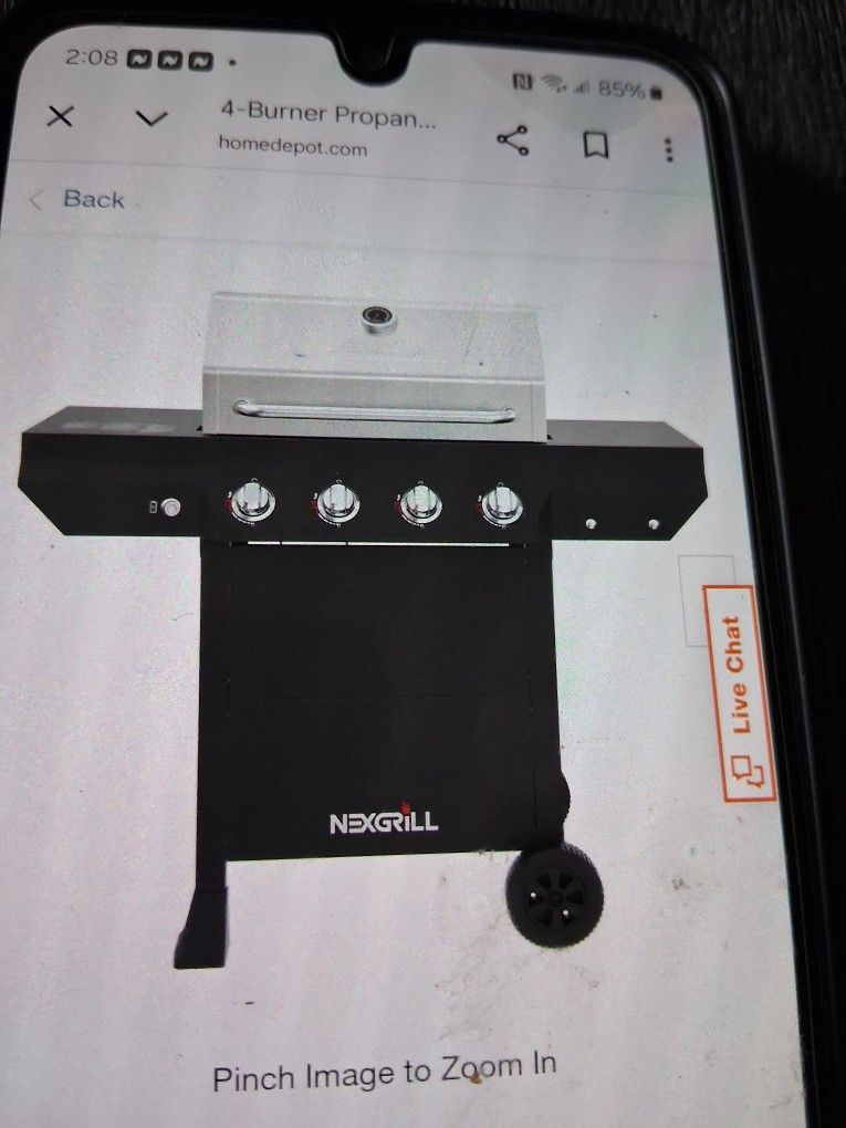 Next Grill Brand New Never Been Used Put Has Some Rust At Top Of Grill