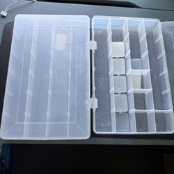 Bulk Storage Containers Mo. #3700 (Two of them) StowAway® PlanoPerfect For Small Bead Storage Great Condition