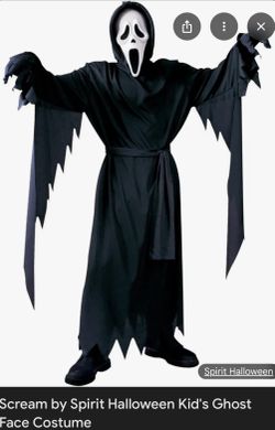 Kids Halloween Costume -ghost face 