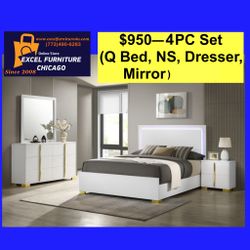 💥 FREE DELIVERY💥Brand new 4PC Queen Size Bedroom Set. 