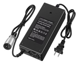 54.6V 2A Charger for Heybike Mars/Ranger, Ecotric Hammer 48V Fat, Rad Power, Raleigh, Pedego, Freego 3-Pin Male XLR Scooter 48V Lithium Battery