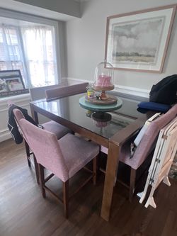 Dining table and chairs