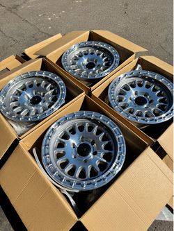 Brand New Machined Tremor “AFTERSHOCK” 17” Off-Road Wheels for 6x139 (6x5.5) 0 Offset